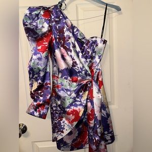 Lavish Alice Purple Flower Dress